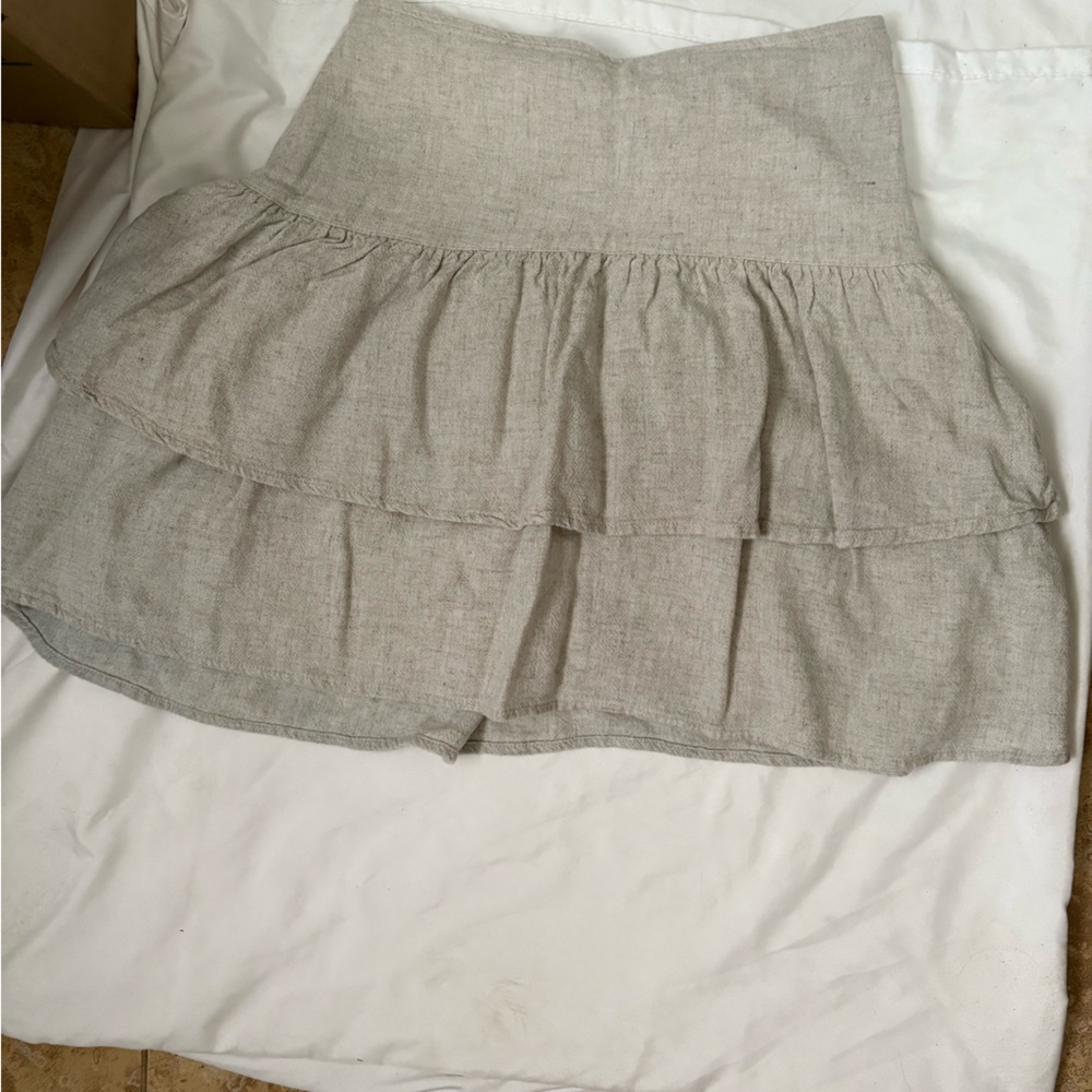Abercrombie & Fitch Gray Mini Skirt
